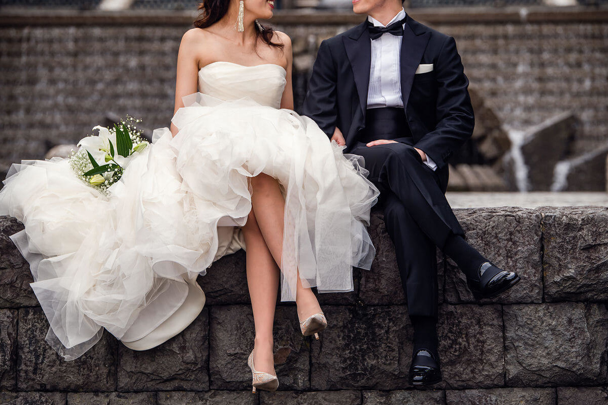 前撮り足元ショット