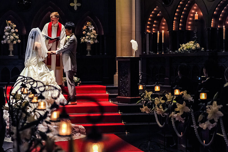 大聖堂でのチャペル式