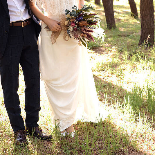 おしゃれな前撮りドレス