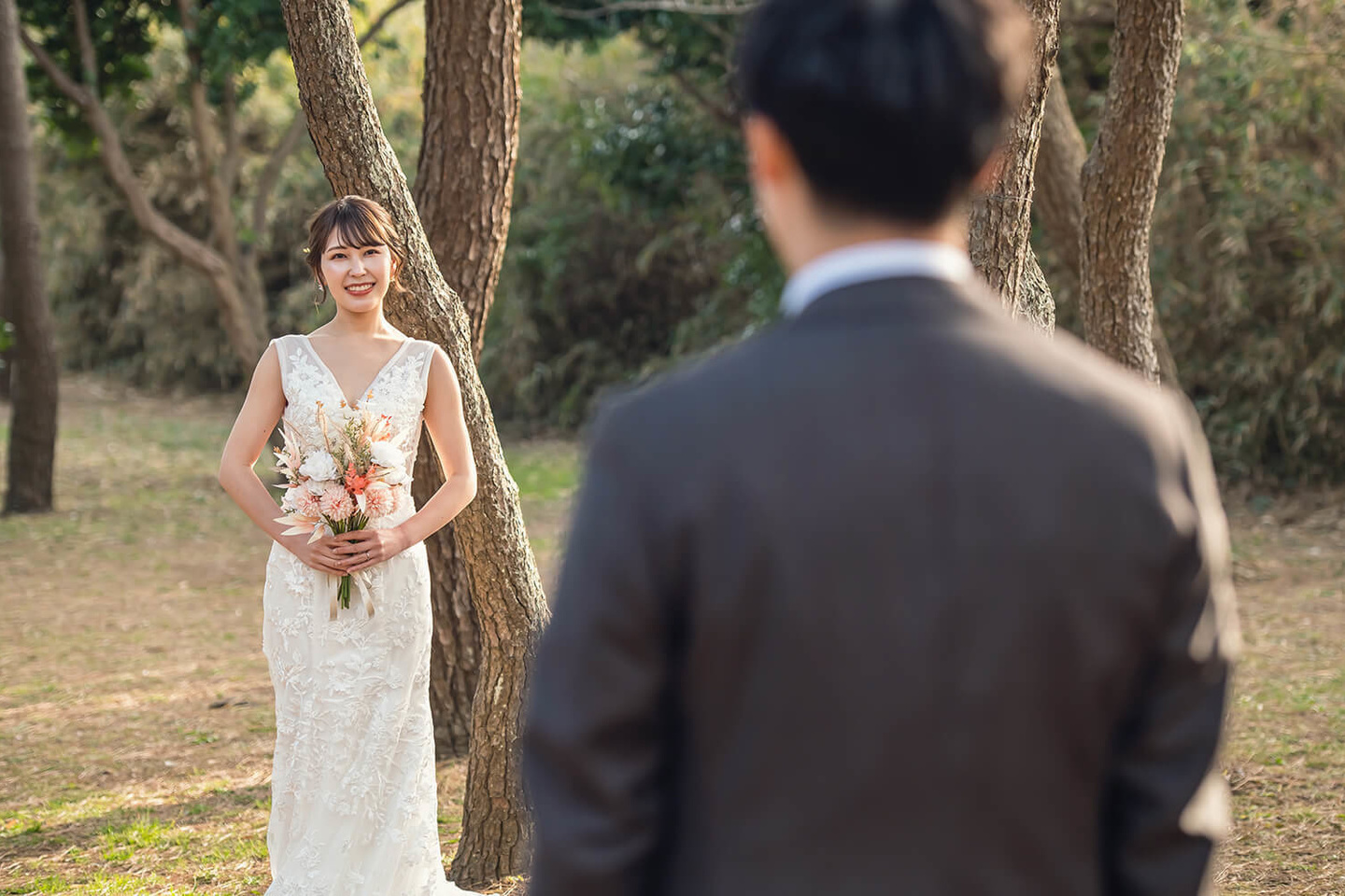 松の木エリアでファーストミート