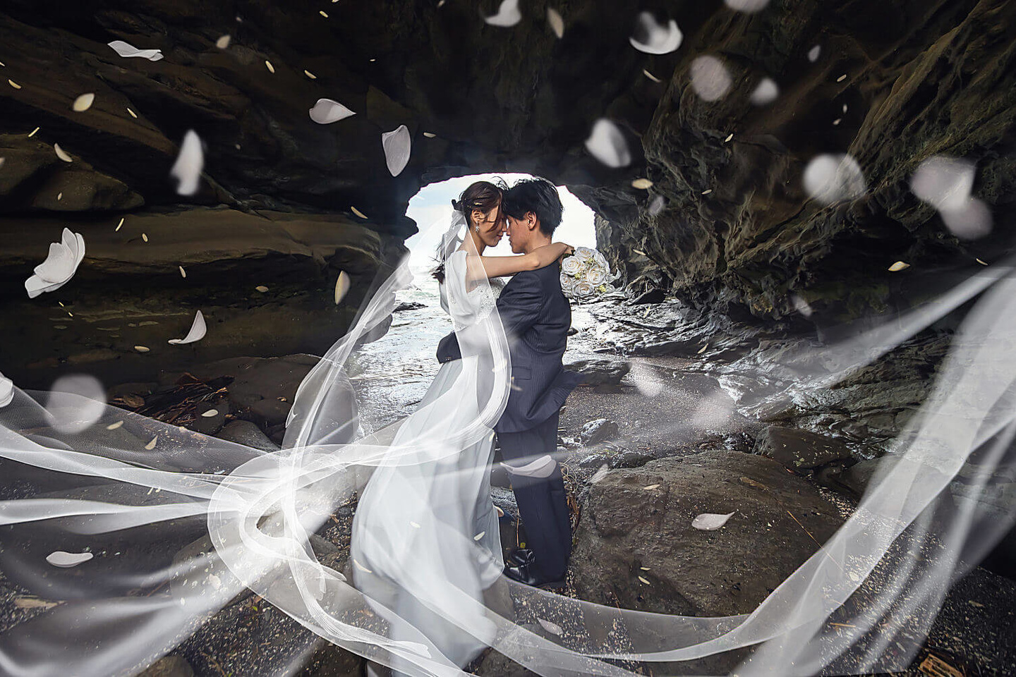 城ヶ島でのフォトウェディング
