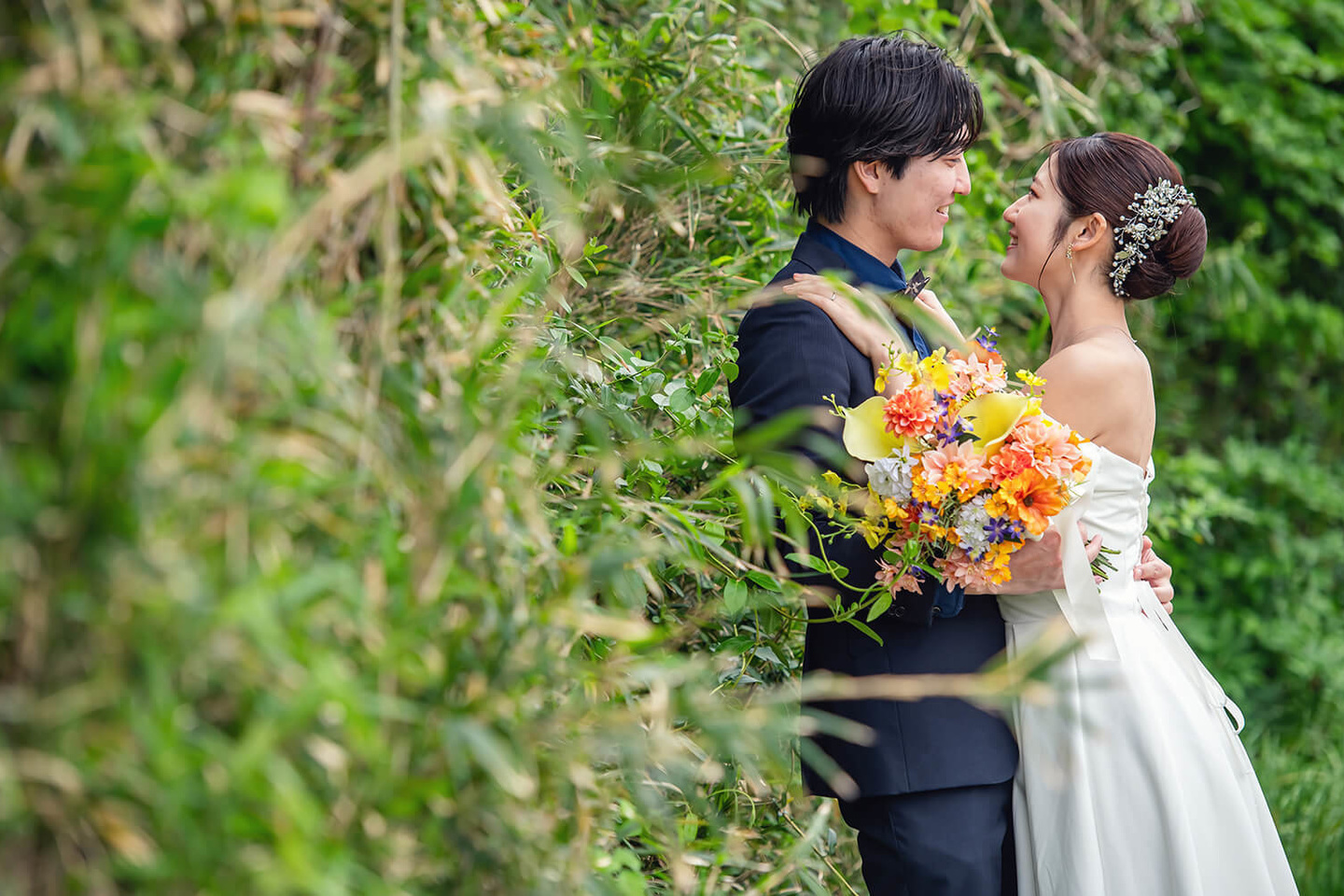 見つめ合う二人